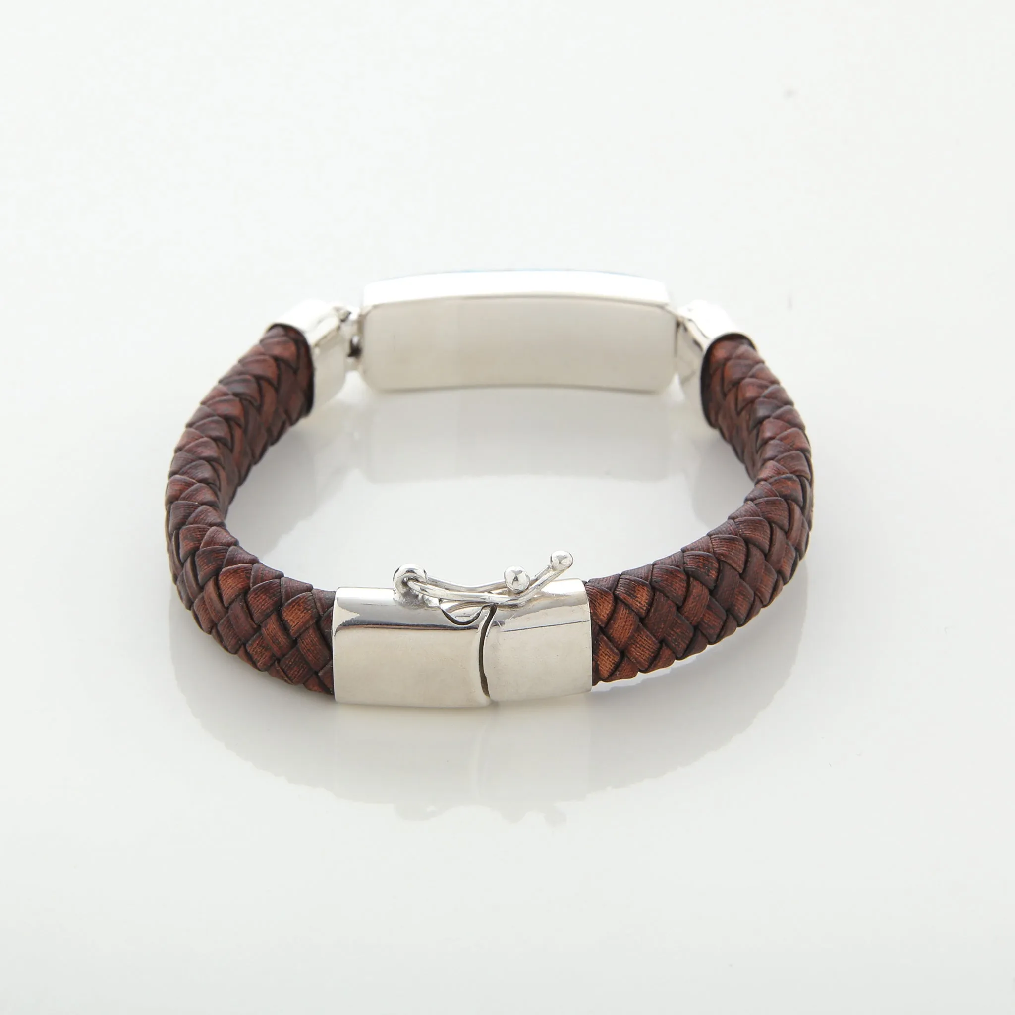 Omer Brown Leather Bracelet