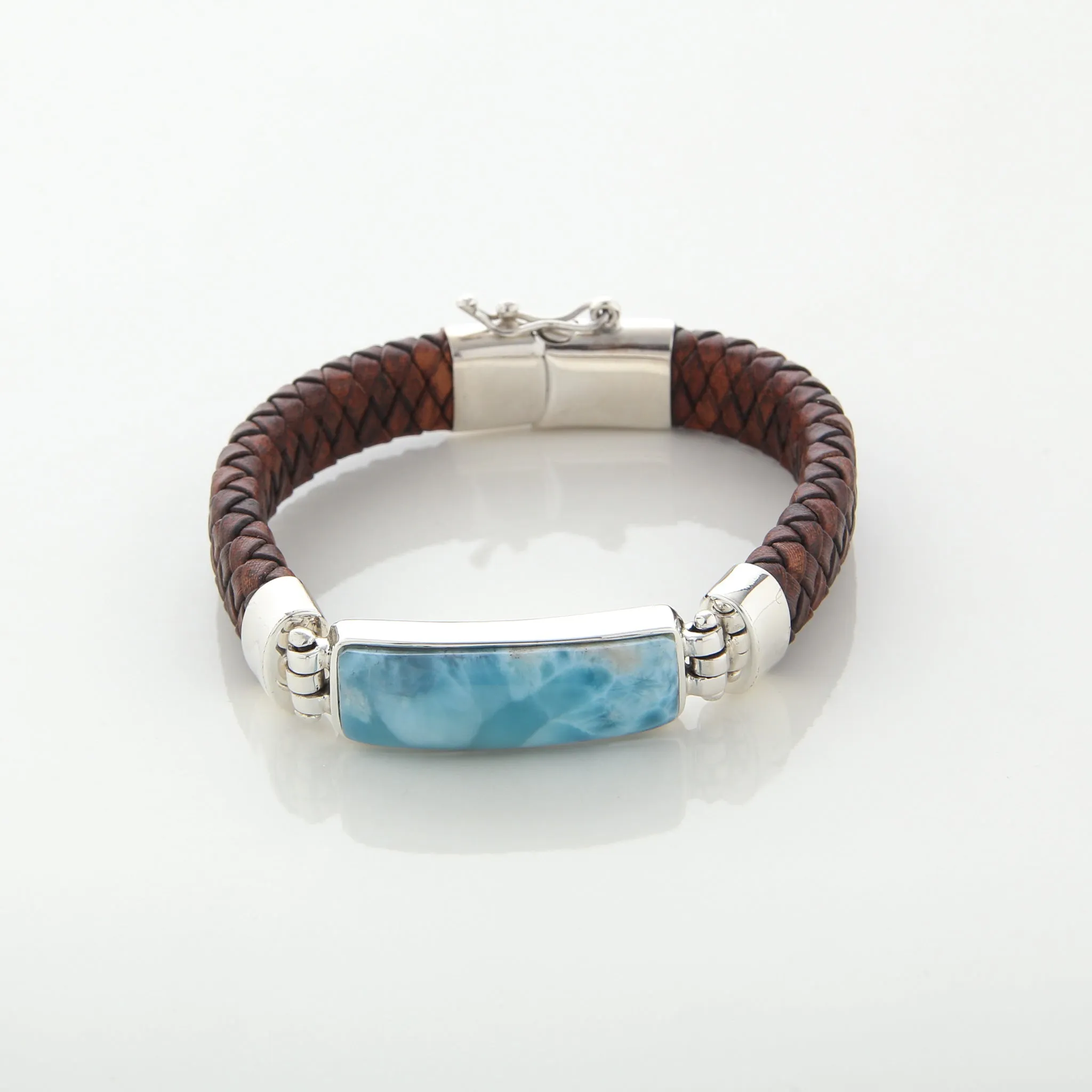 Omer Brown Leather Bracelet