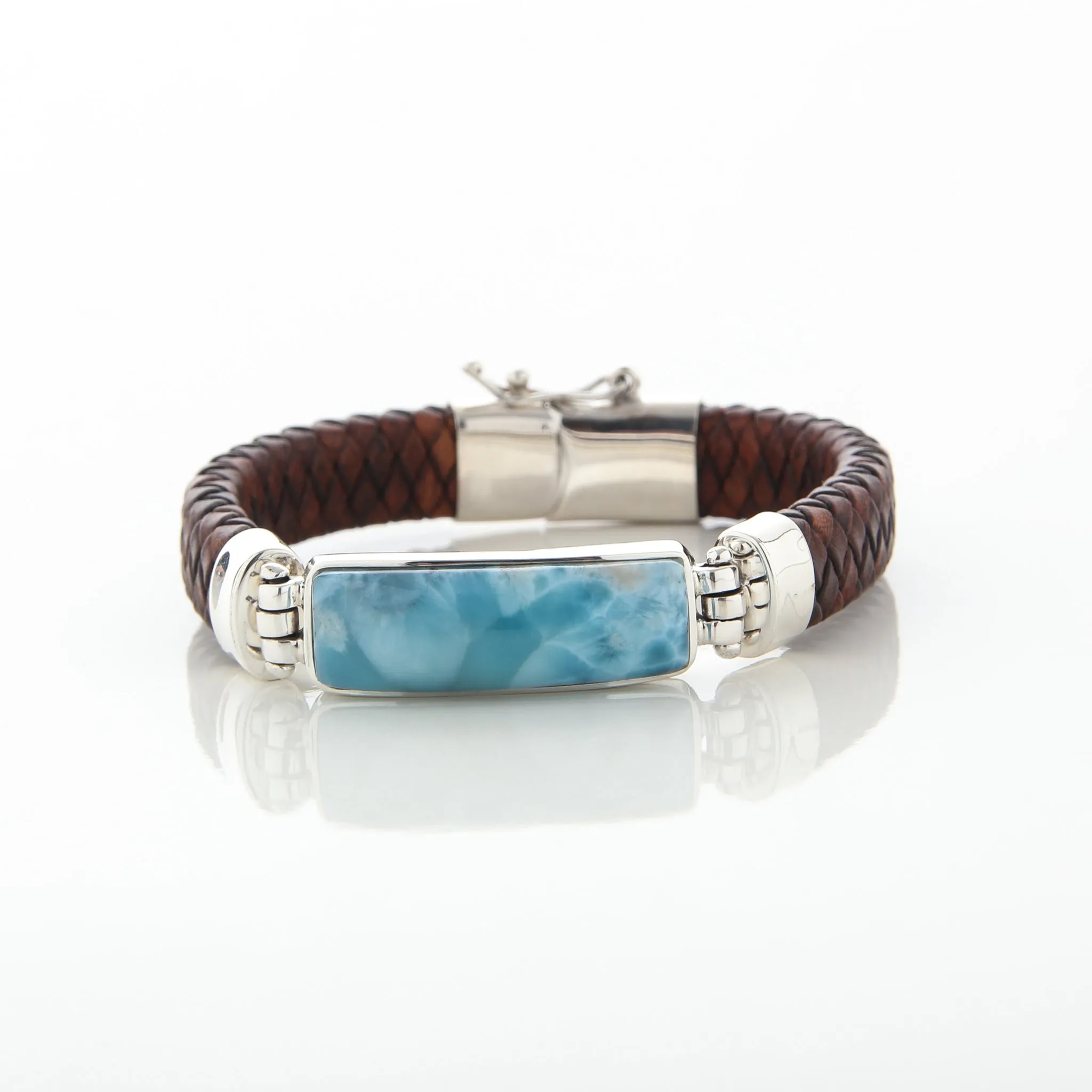 Omer Brown Leather Bracelet