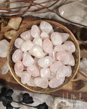 Pink Aura Quartz Tumbled