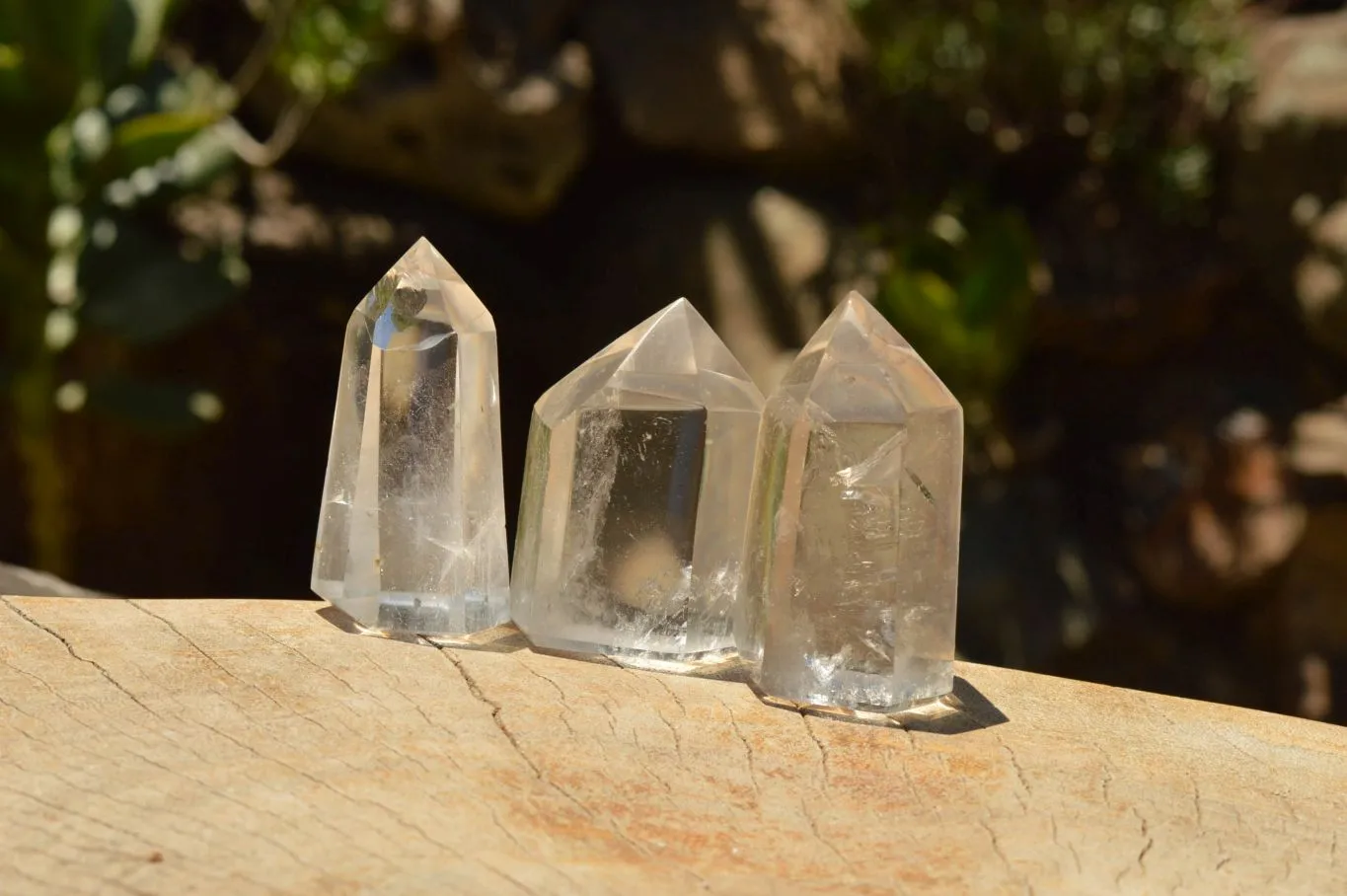 Polished Clear Quartz Crystal Points x 24 From Madagascar