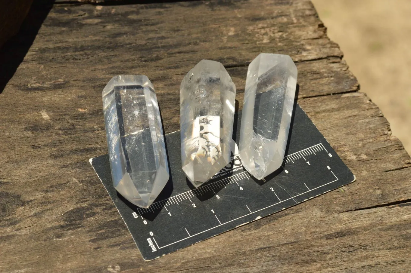 Polished Clear Quartz Crystal Points x 24 From Madagascar