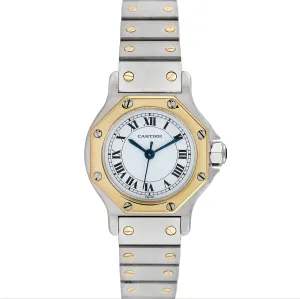 Pre-owned Cartier Ladies Santos Octagon #26