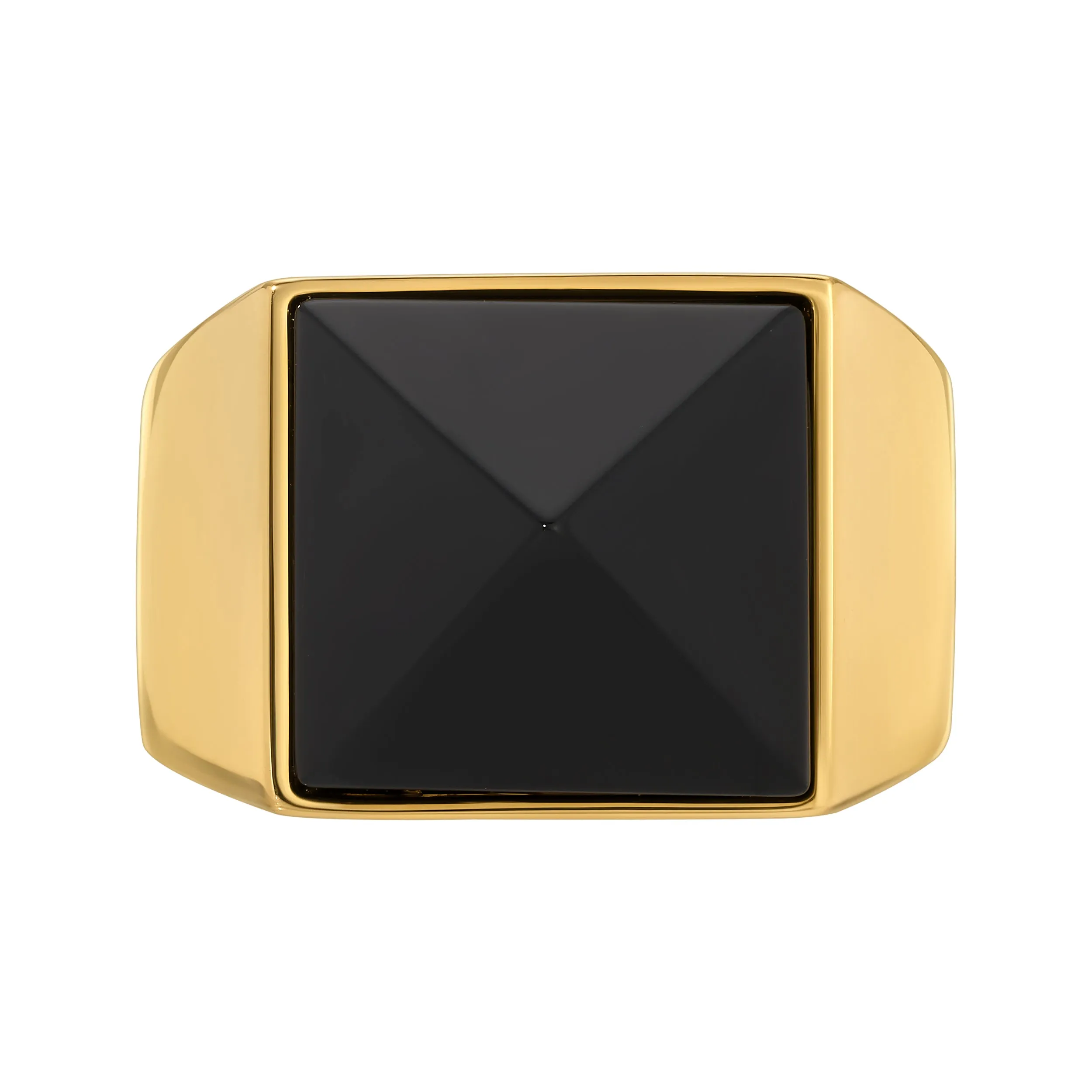 Pyramid Ring - Onyx Medium