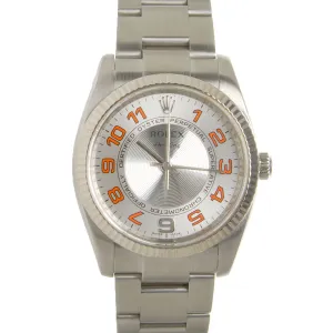 Rolex Air King Silver Concentric Dial