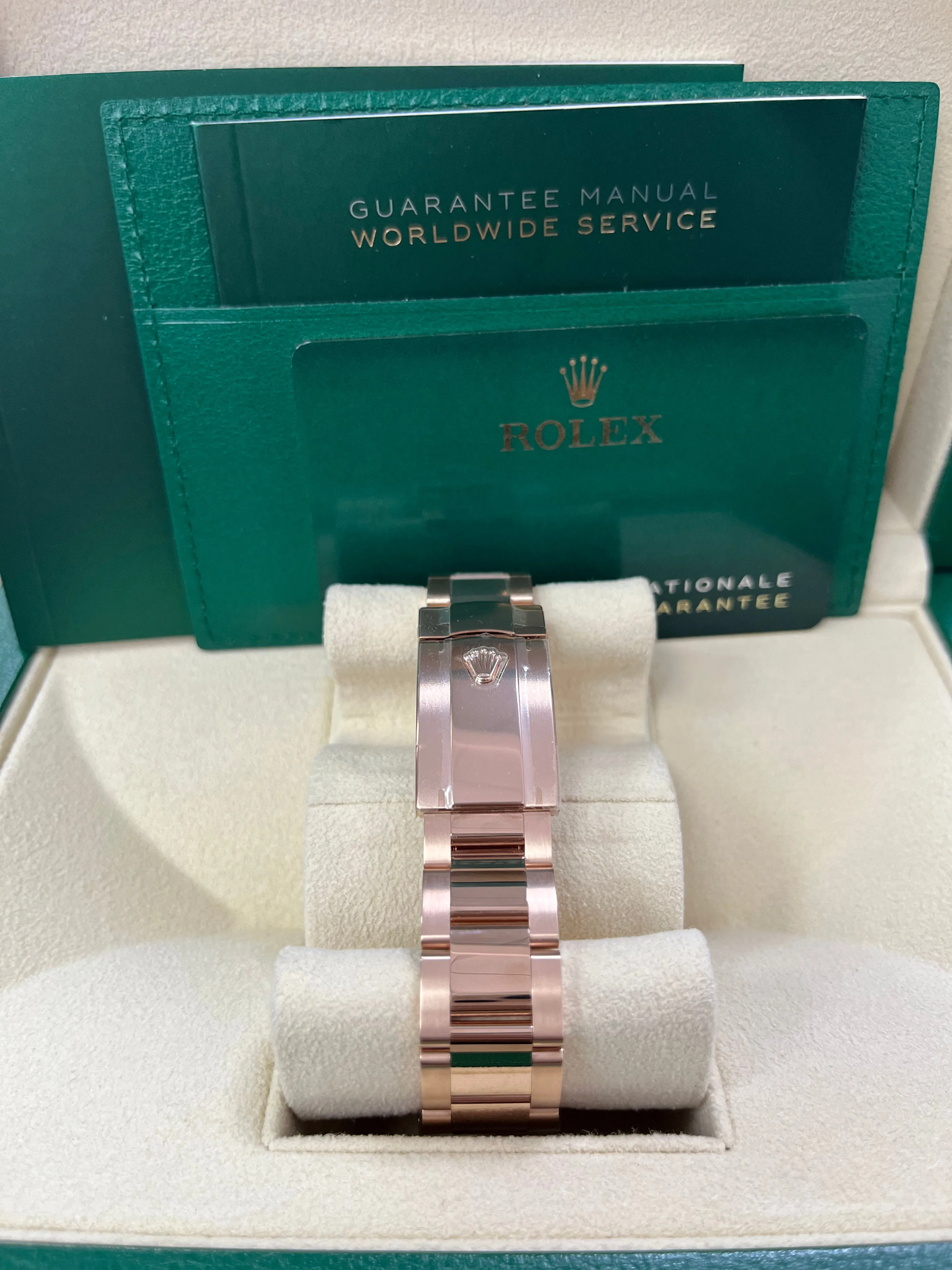 Rolex Sky-Dweller Rose Gold - Dark Rhodium Index Dial - Oyster Bracelet (Ref# 326935)