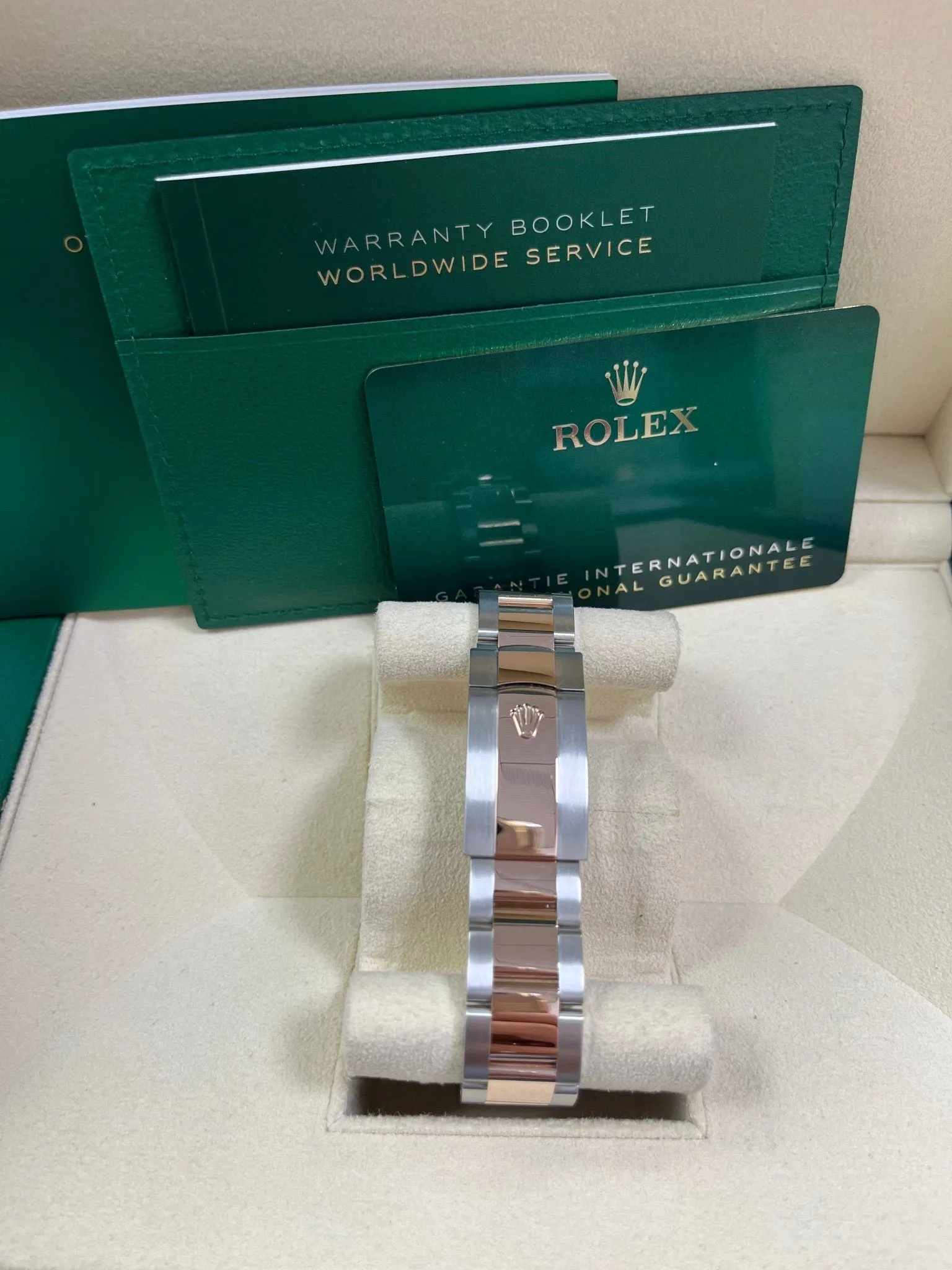 Rolex Steel and Rose Gold Datejust 41mm - Fluted Bezel - Slate Gray Wimbledon Roman Dial (Reference #126331)