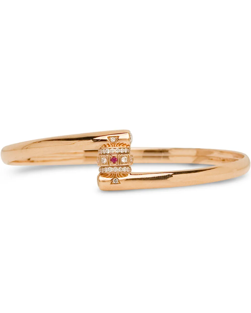 Rose Gold Codette Minor Bangle Bracelet