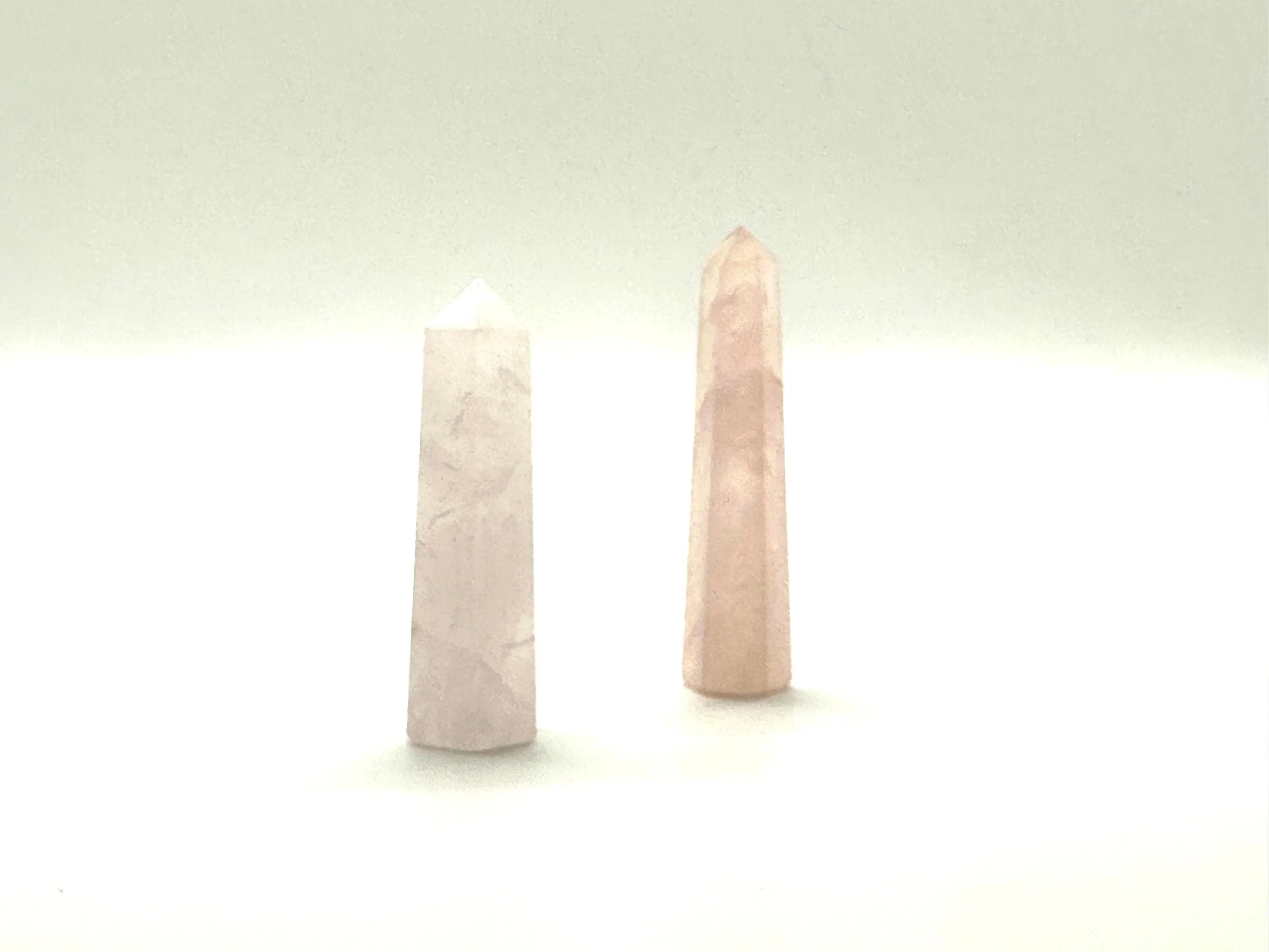 Rose Quartz Faceted Small Points