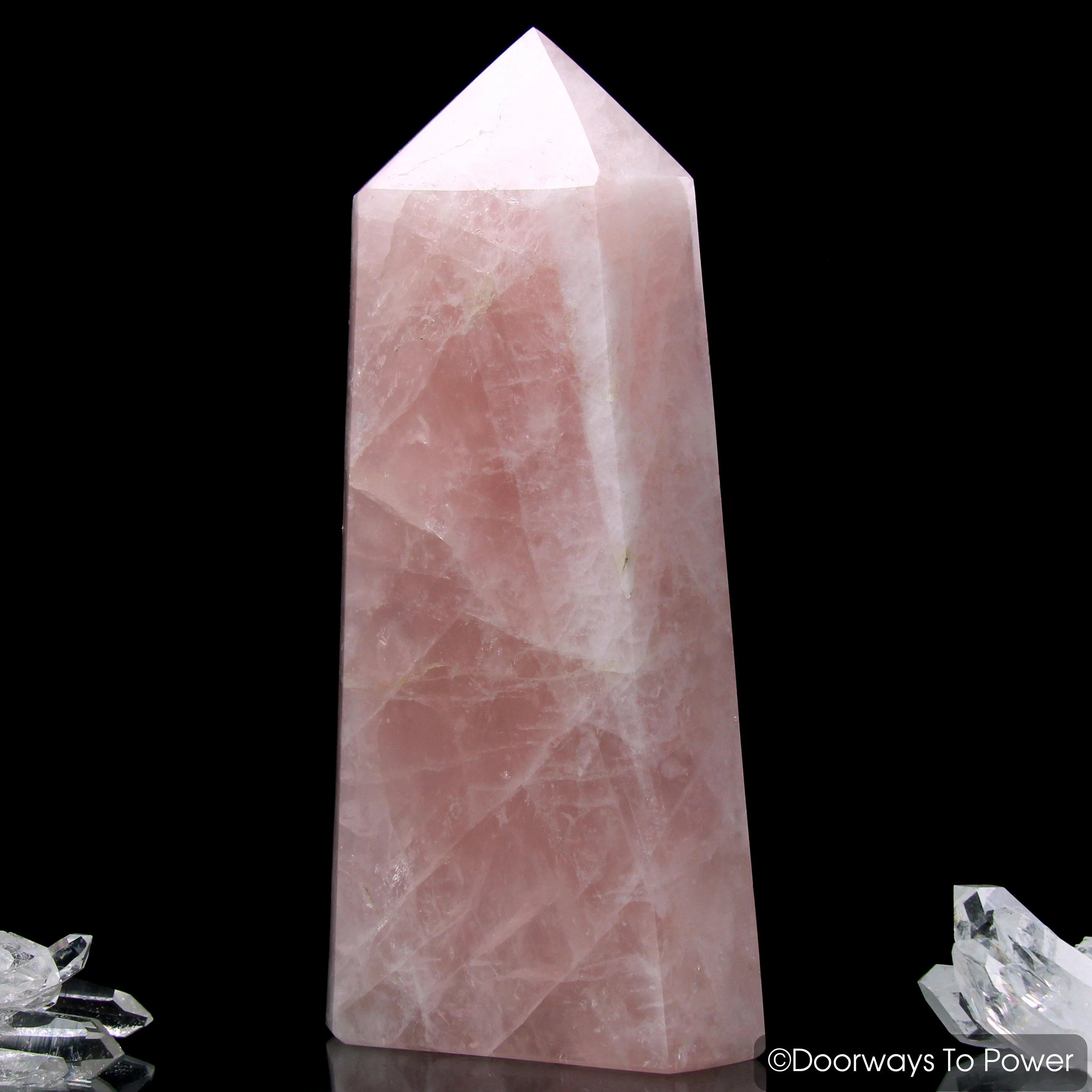 Rose Quartz Healing Crystal Point 'Serenity' Blessed & Energized