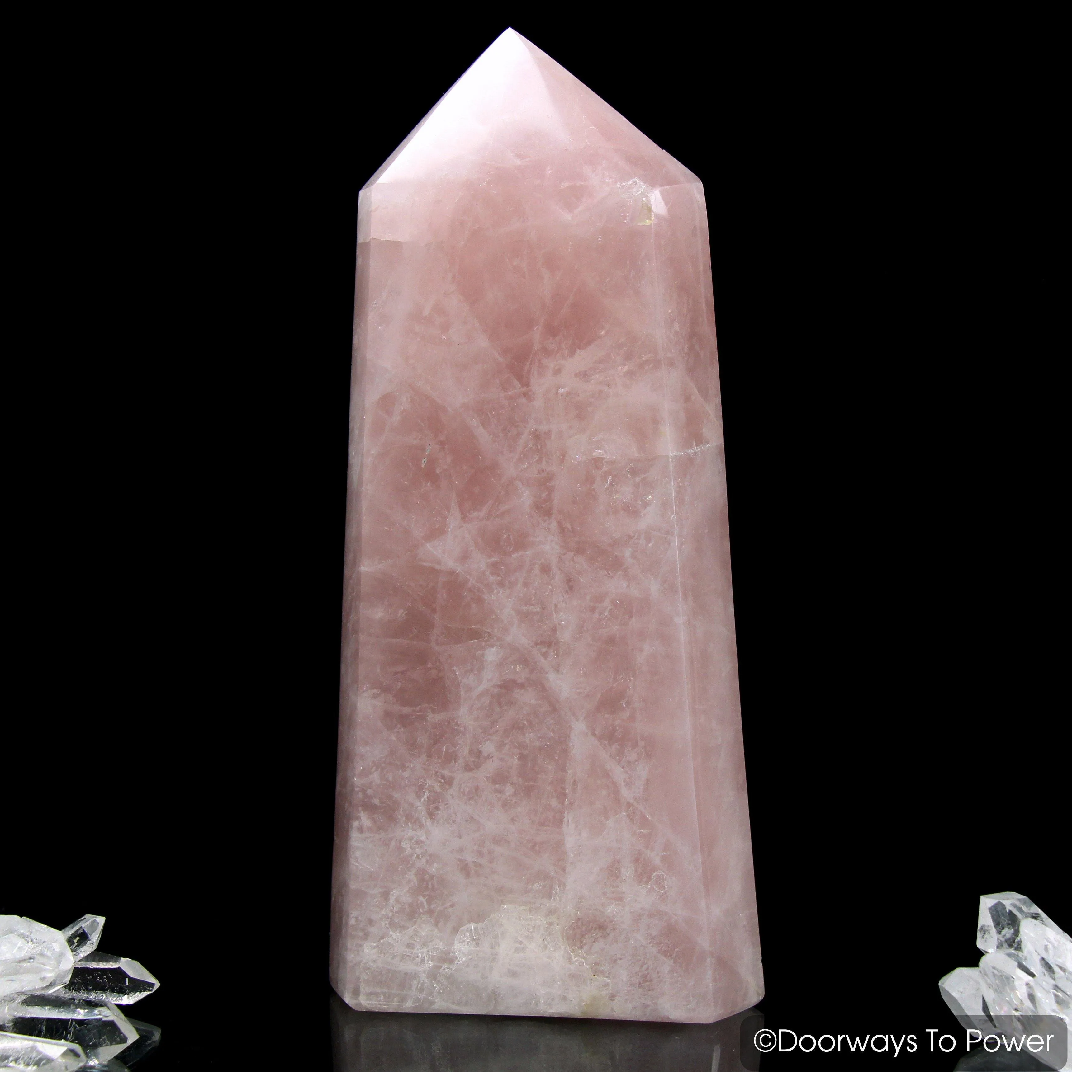 Rose Quartz Healing Crystal Point 'Serenity' Blessed & Energized