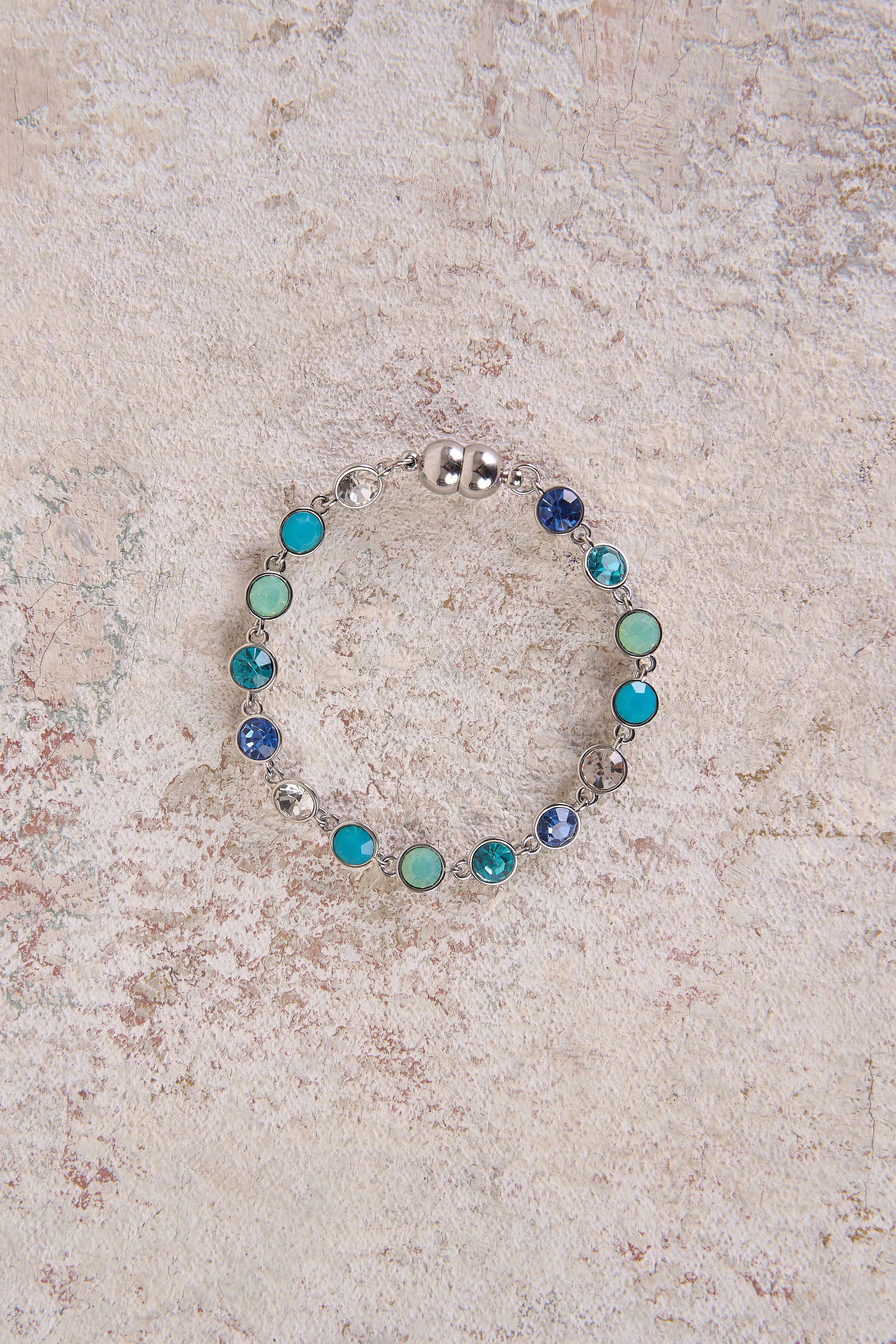 Sea Glass Gemstone Bracelet