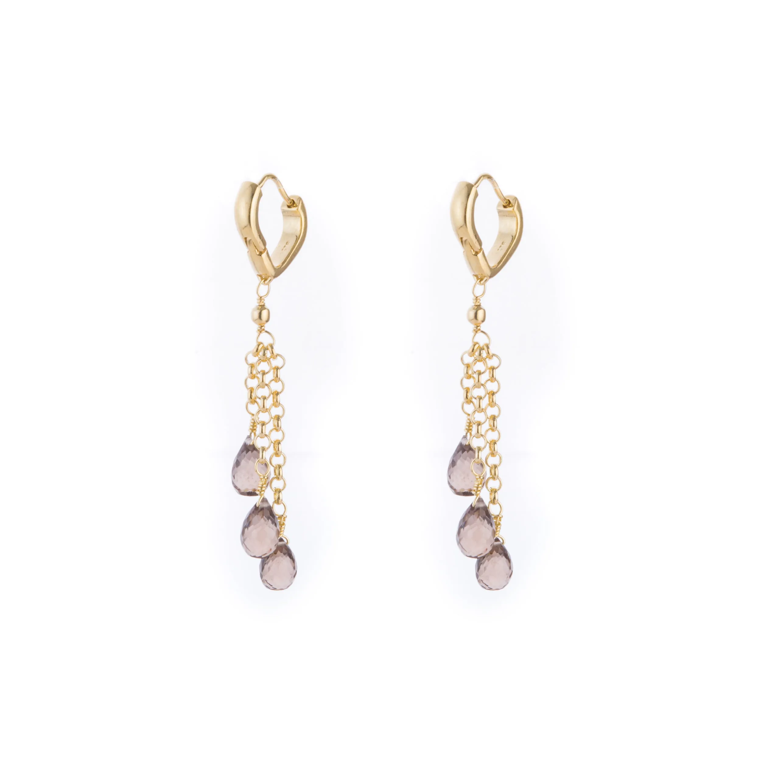 Silvia Smokey Quartz Earrings