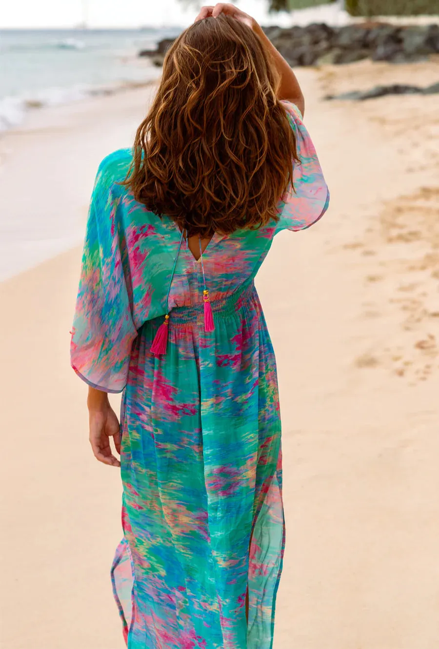 SOPHIA ALEXIA OPAL OPULENCE CAPRI KIMONO DRESS