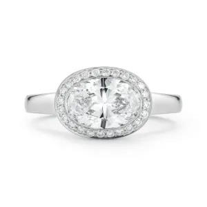 Steller Oval Diamond Engagement Ring