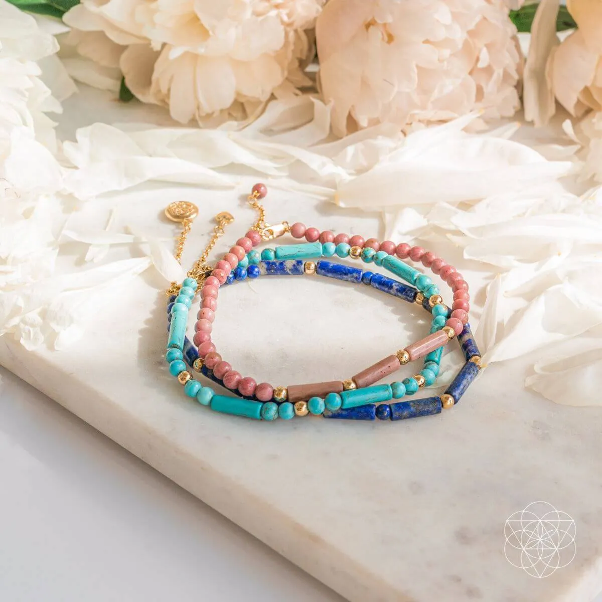 The Summer Radiance Anklet Set