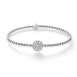 Tresore Stretch Bracelet with Diamond Disc