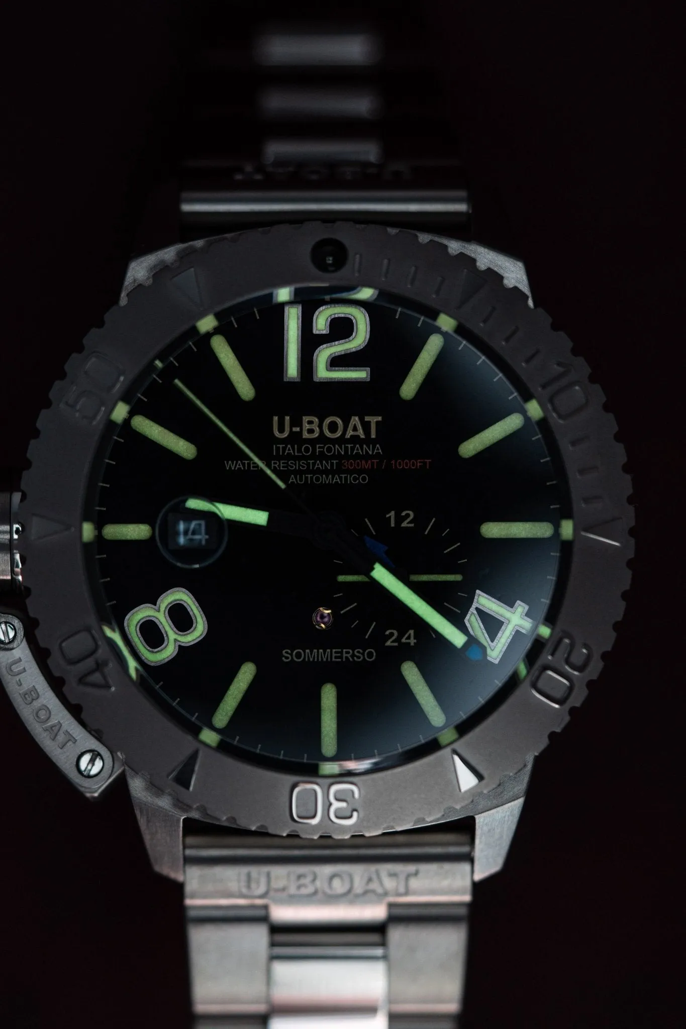 U-Boat Watch Sommerso Diver Stainless Steel 9007/A/MT